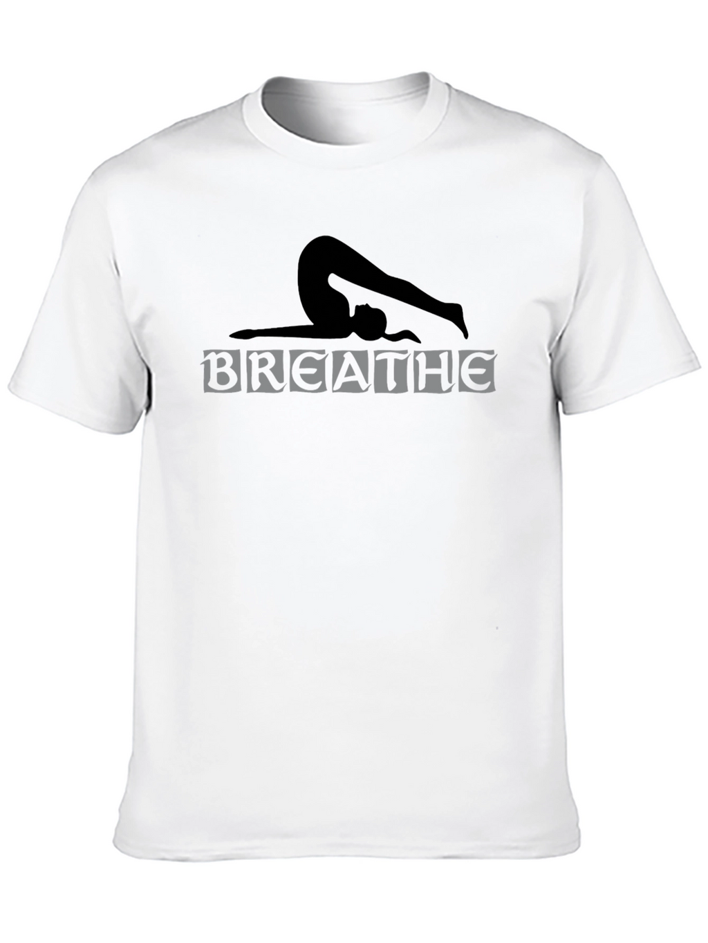 Yoga Pose Graphic Tee - Breathe