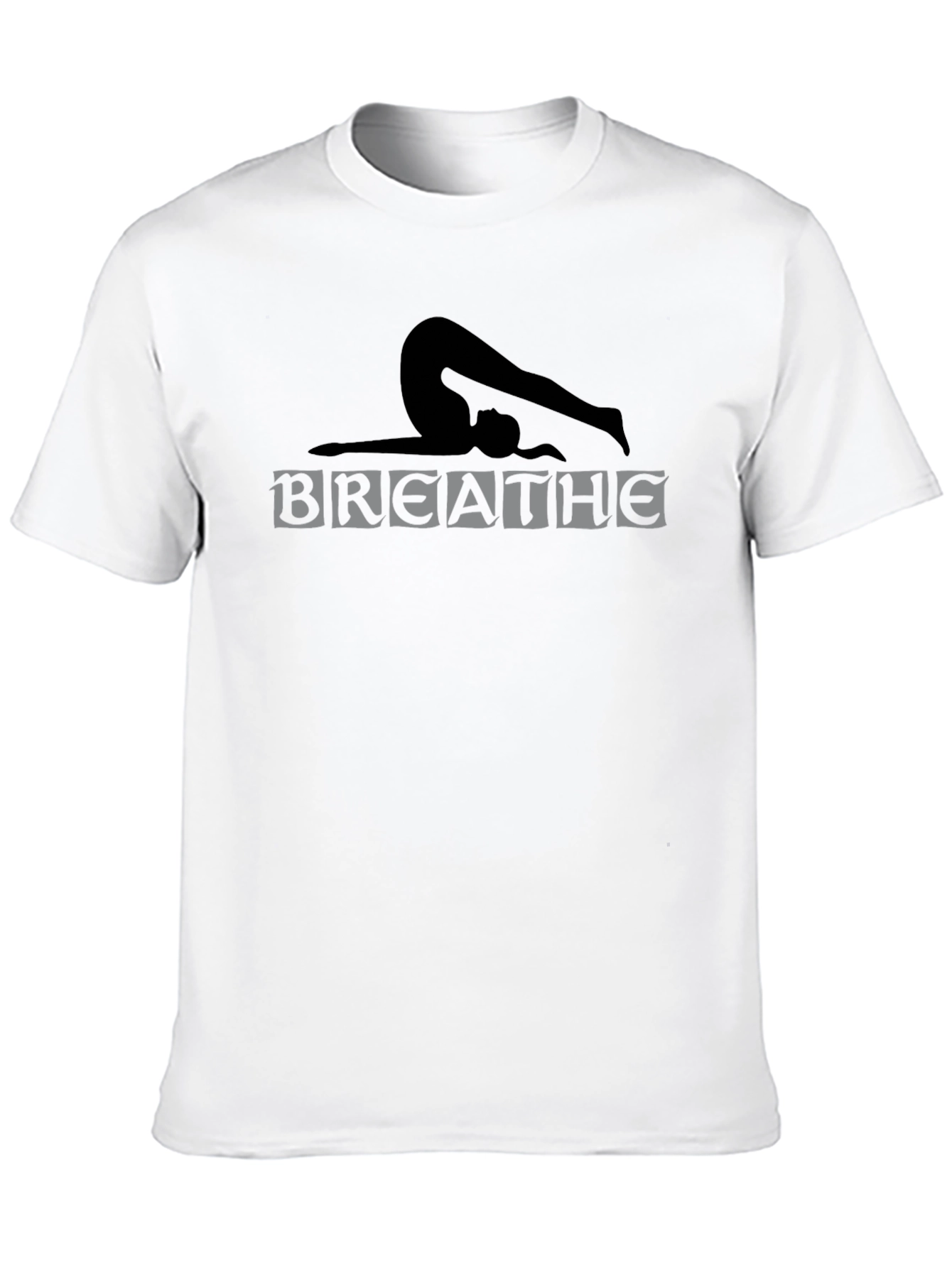 Yoga Pose Graphic Tee - Breathe