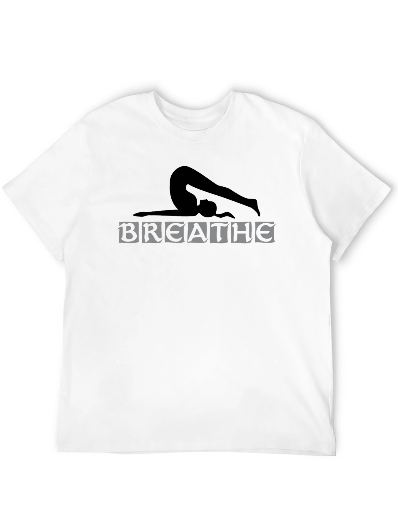 Yoga Pose Graphic Tee - Breathe