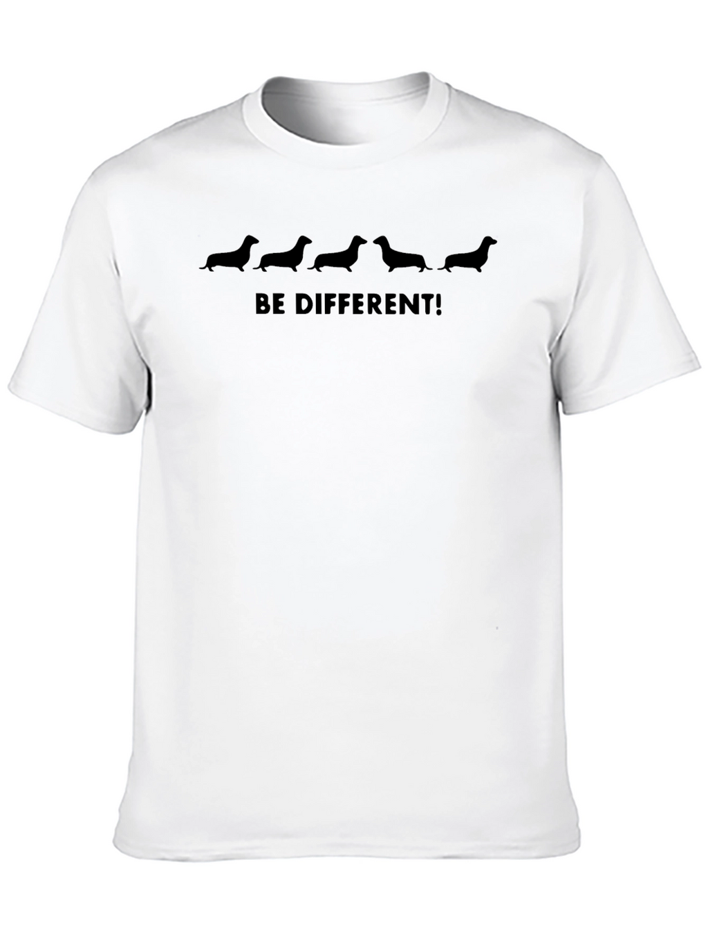 Be Different Dachshund Graphic T-Shirt - Unisex