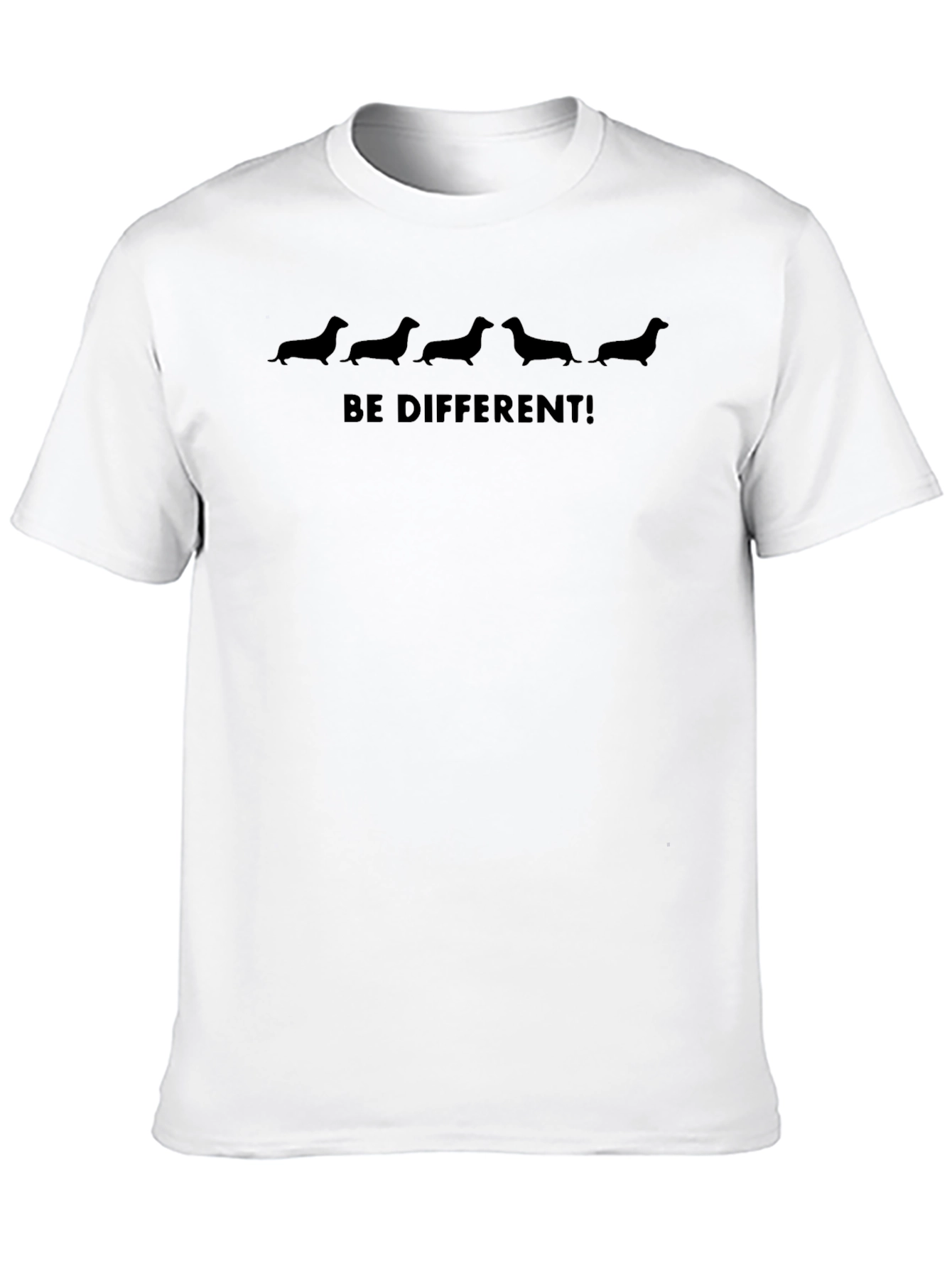 Be Different Dachshund Graphic T-Shirt - Unisex