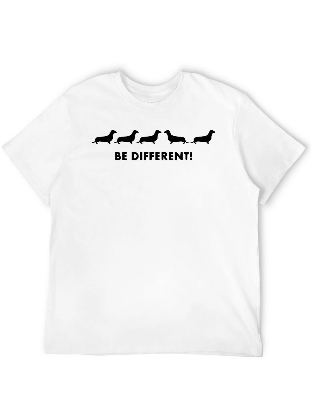 Be Different Dachshund Graphic T-Shirt - Unisex