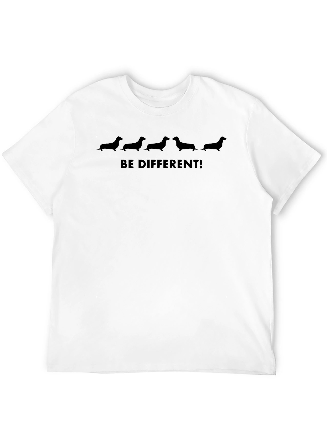 Be Different Dachshund Graphic T-Shirt - Unisex