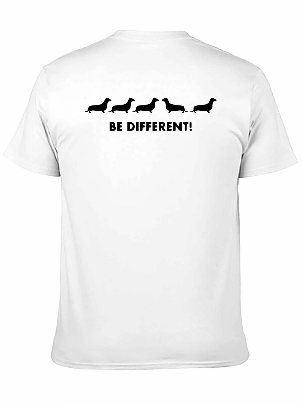 Be Different Dachshund Graphic T-Shirt - Unisex