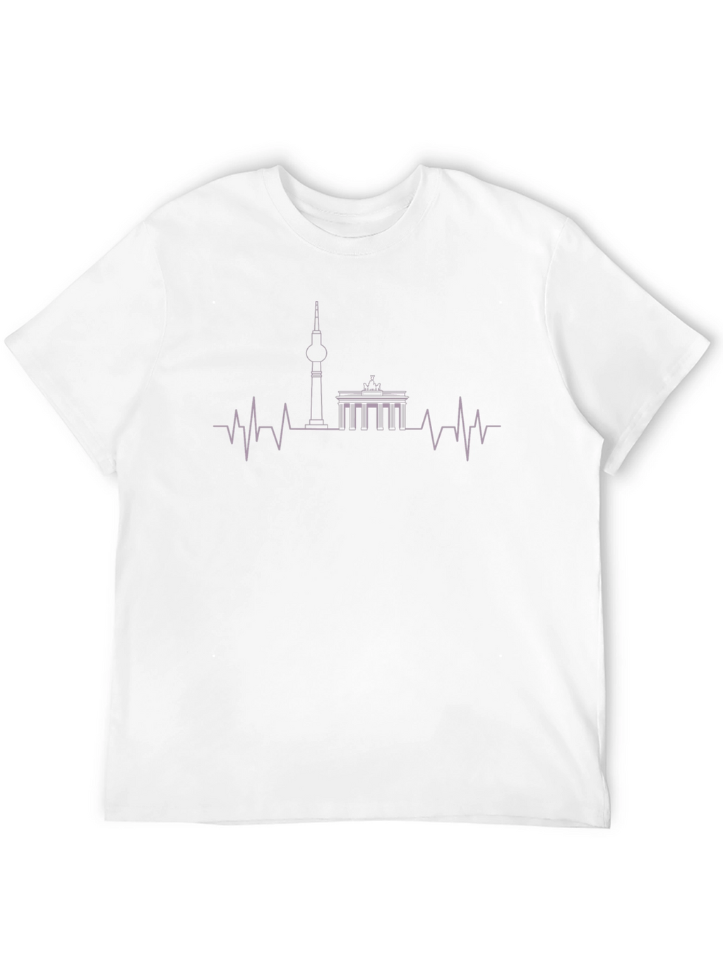 Berlin Skyline Heartbeat T-Shirt