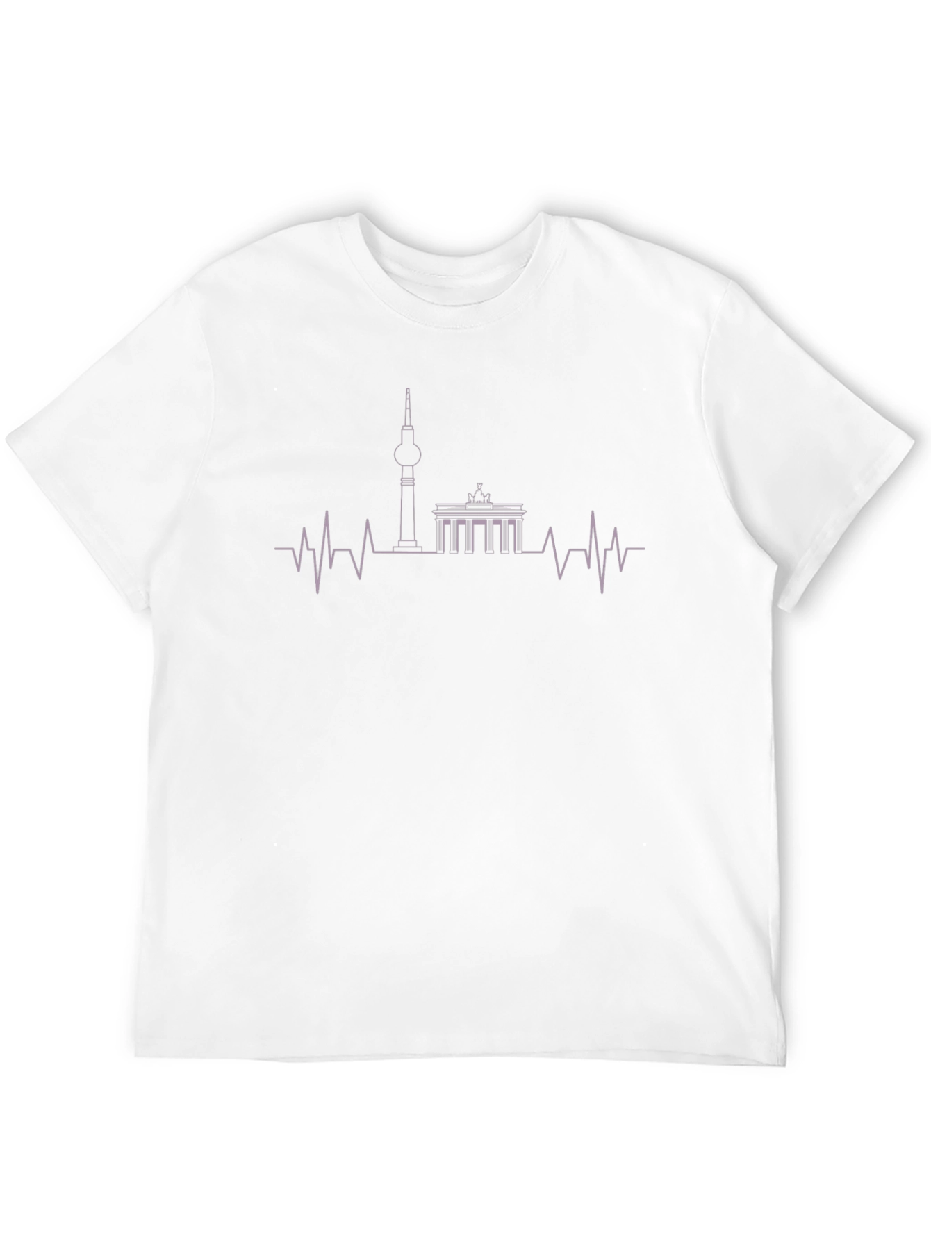 Berlin Skyline Heartbeat T-Shirt