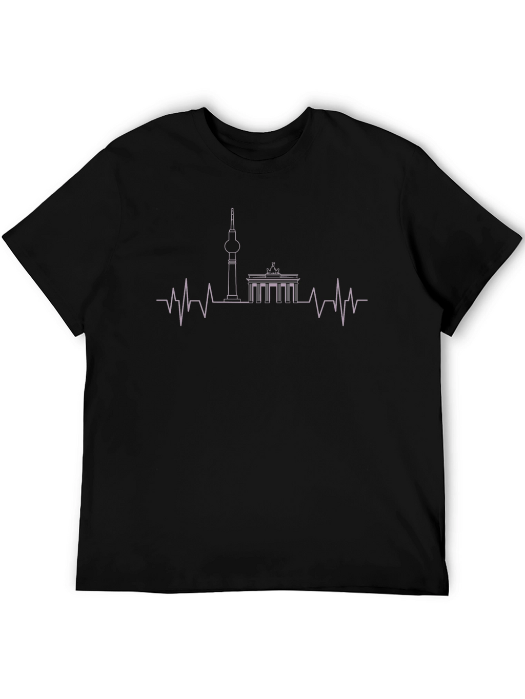 Berlin Skyline Heartbeat T-Shirt