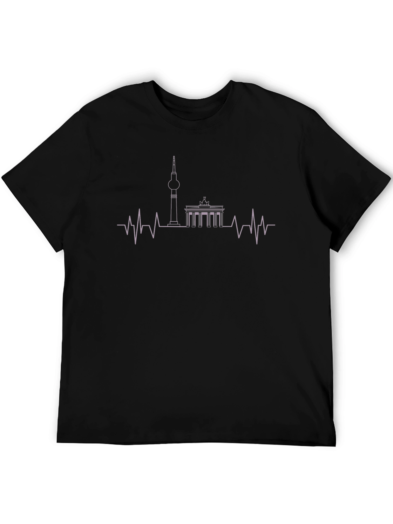 Berlin Skyline Heartbeat T-Shirt