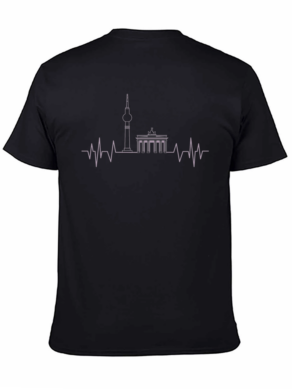 Berlin Skyline Heartbeat T-Shirt