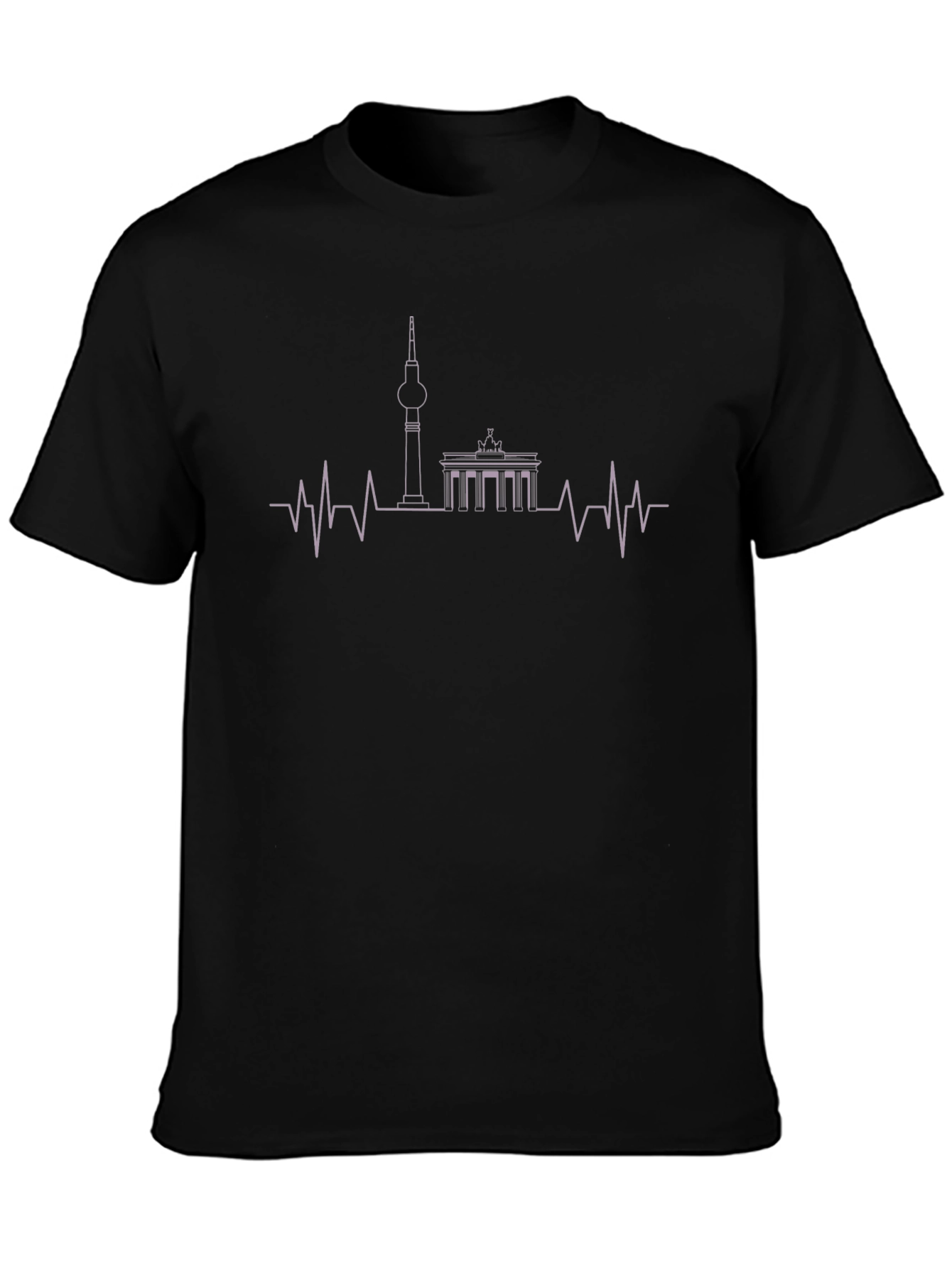 Berlin Skyline Heartbeat T-Shirt