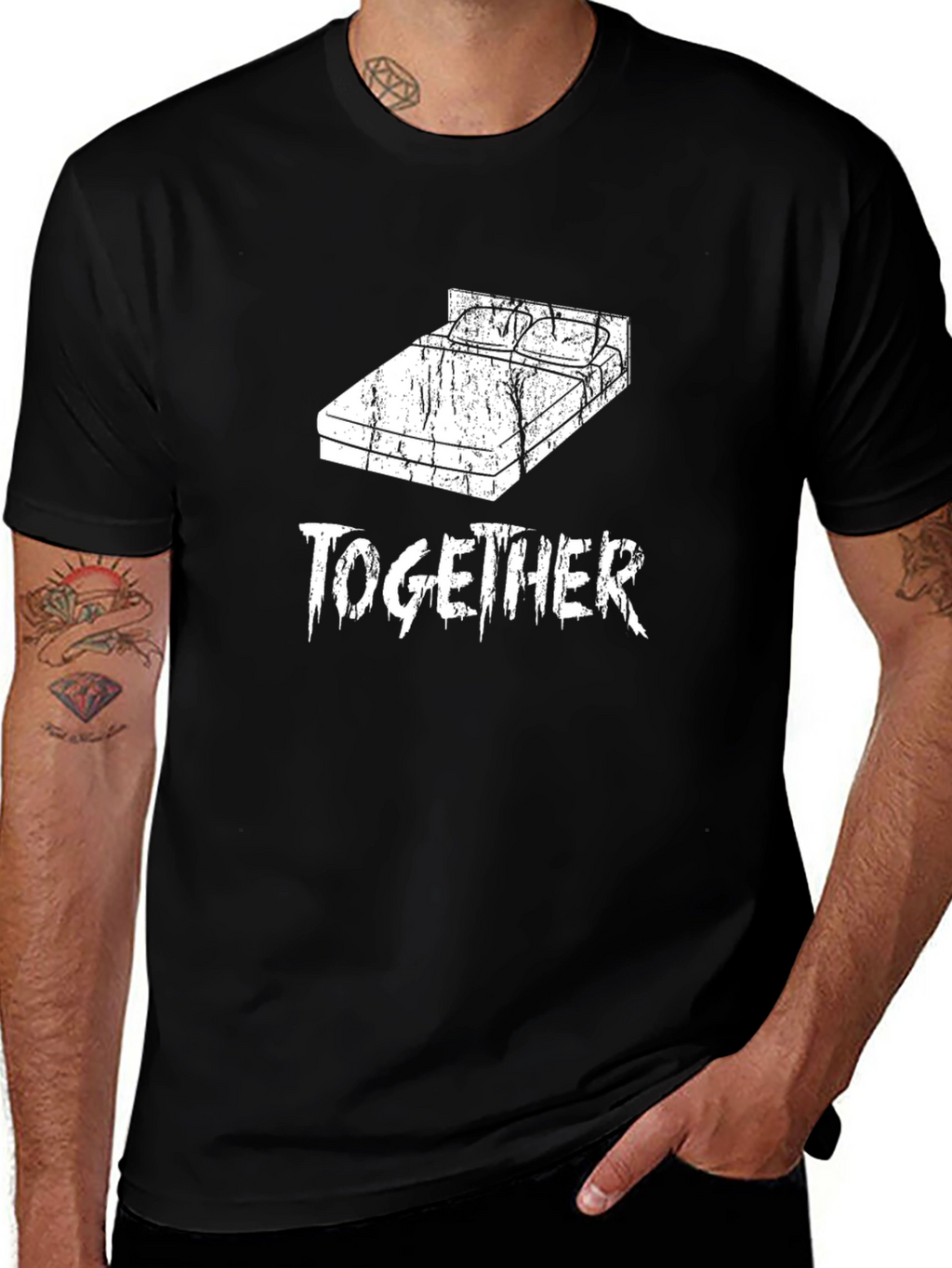 Together in Bed Graphic T-Shirt