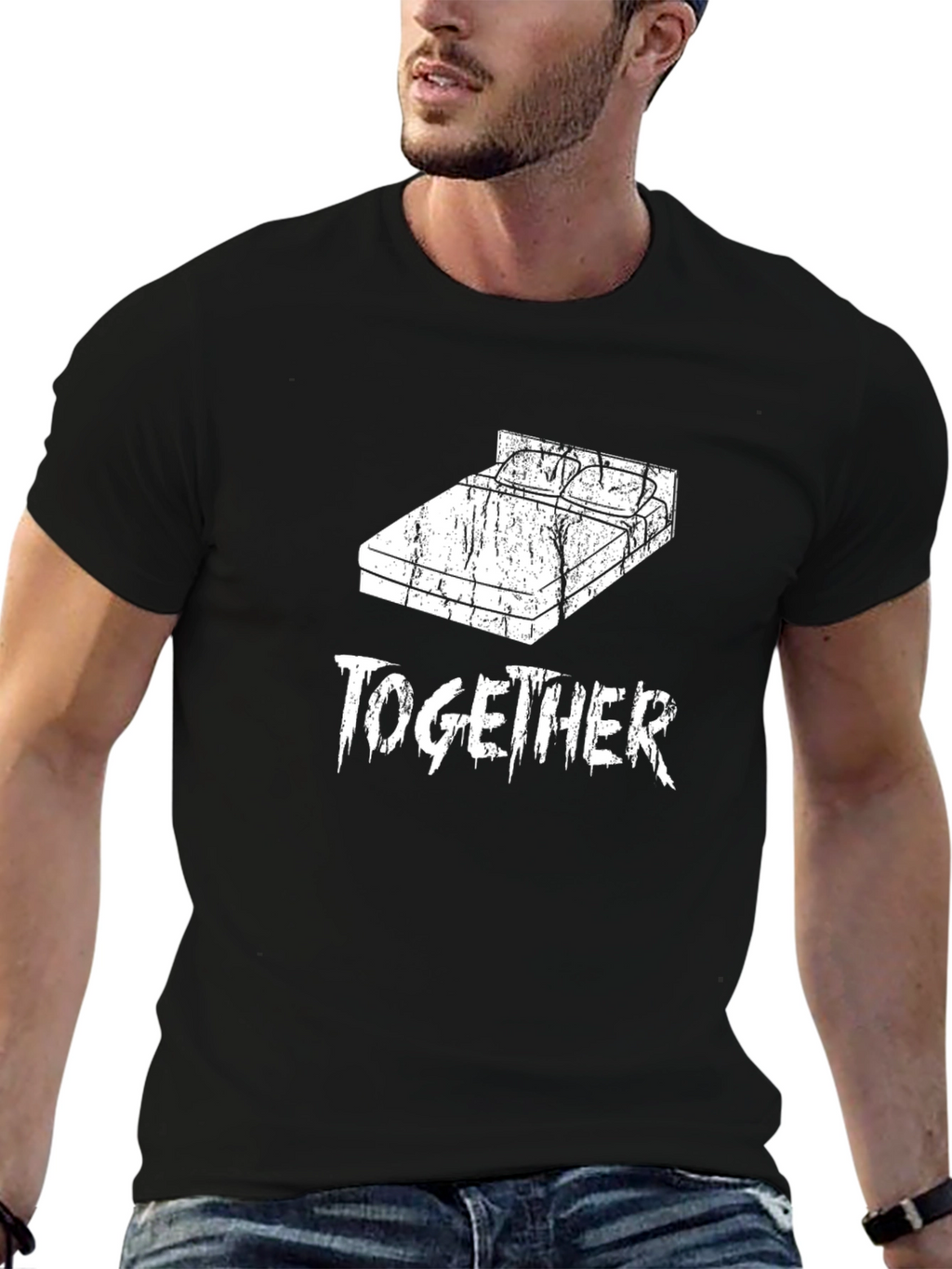 Together in Bed Graphic T-Shirt