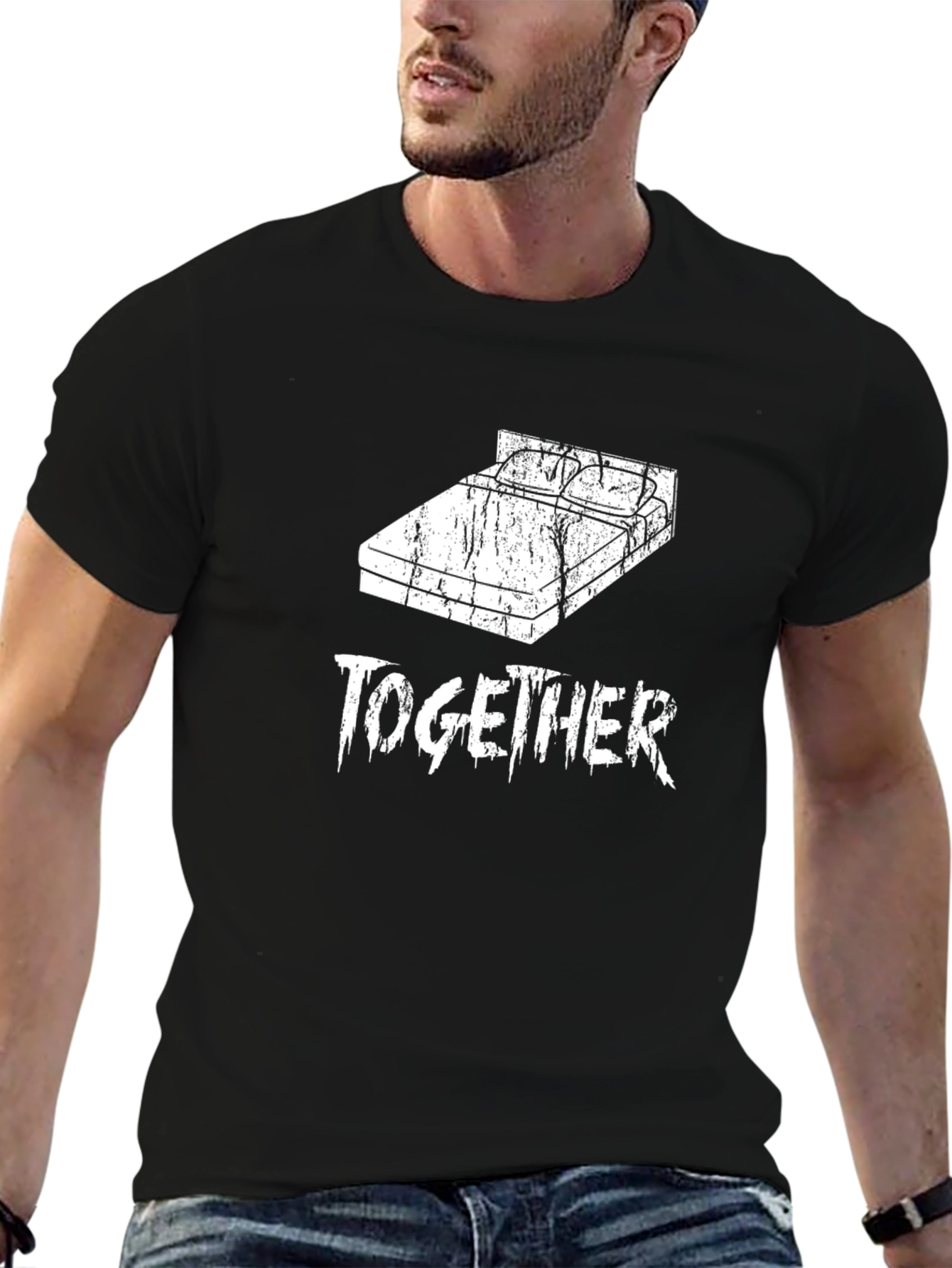 Together in Bed Graphic T-Shirt