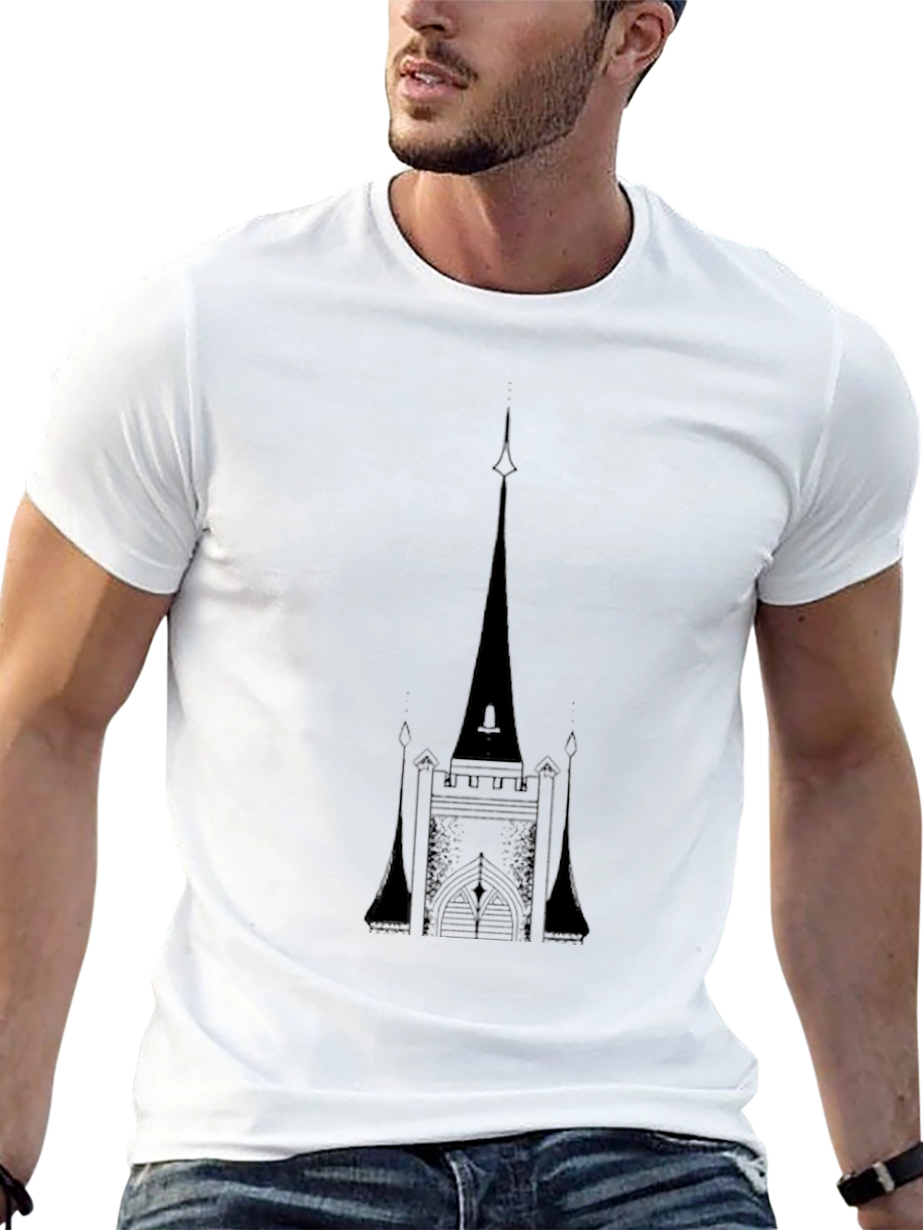 Gothic Castle Tee - Dark Style