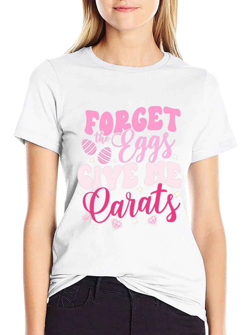 Forget the Eggs Give Me Carats Easter T-Shirt