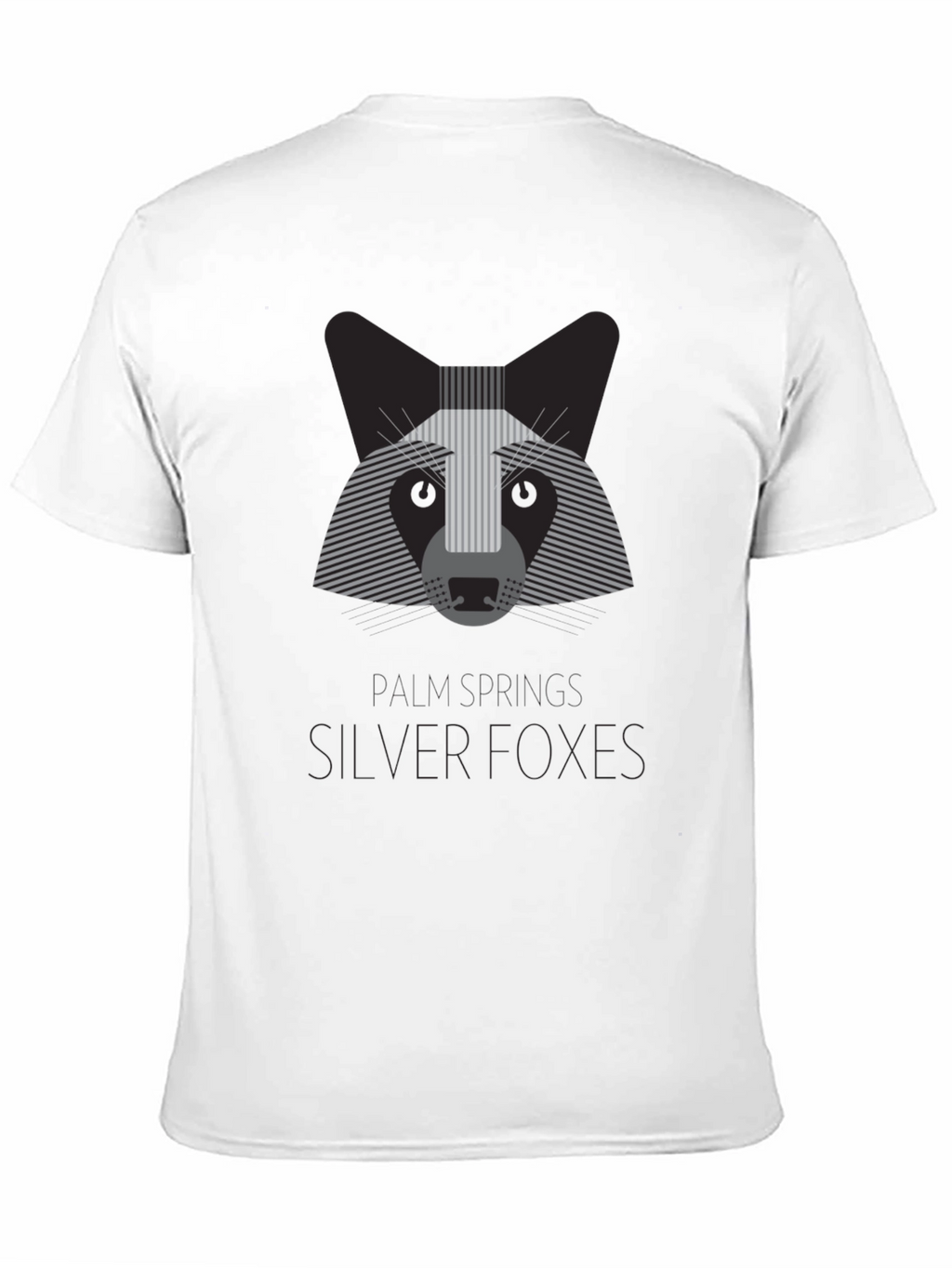 Silver Foxes Graphic T-Shirt - Modern Animal Design