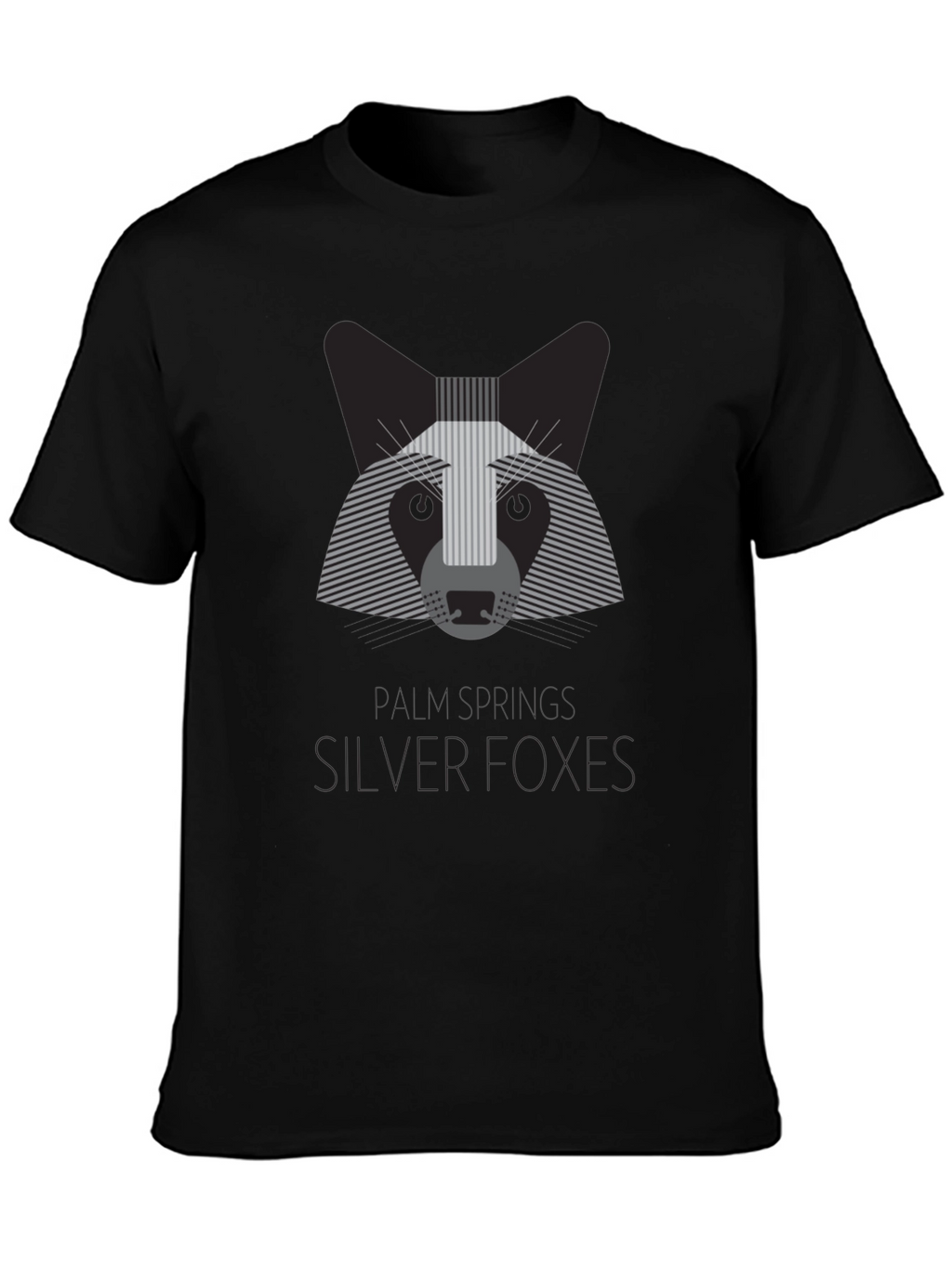 Silver Foxes Graphic T-Shirt - Modern Animal Design