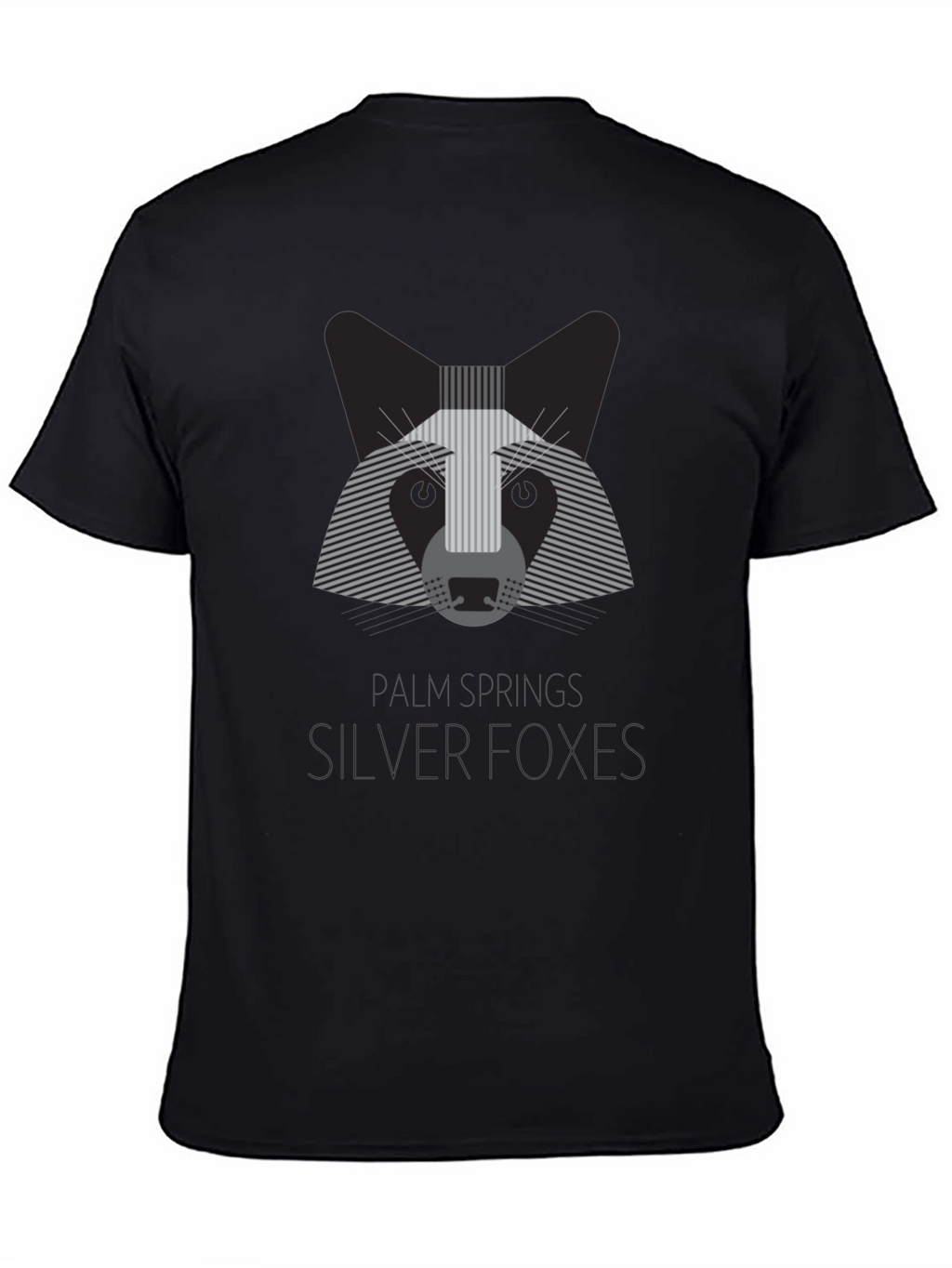 Silver Foxes Graphic T-Shirt - Modern Animal Design