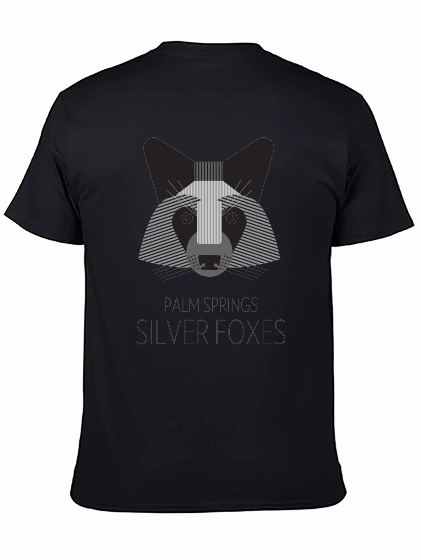 Silver Foxes Graphic T-Shirt - Modern Animal Design