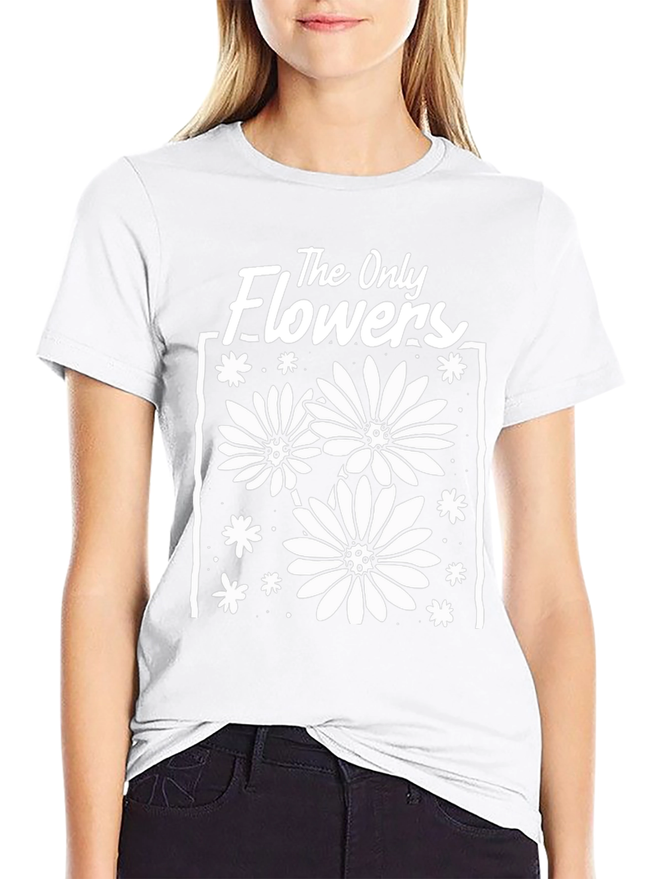 The Only Flowers Graphic T-Shirt