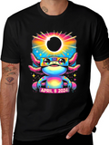 Axolotl Solar Eclipse April 8 2024 T-Shirt