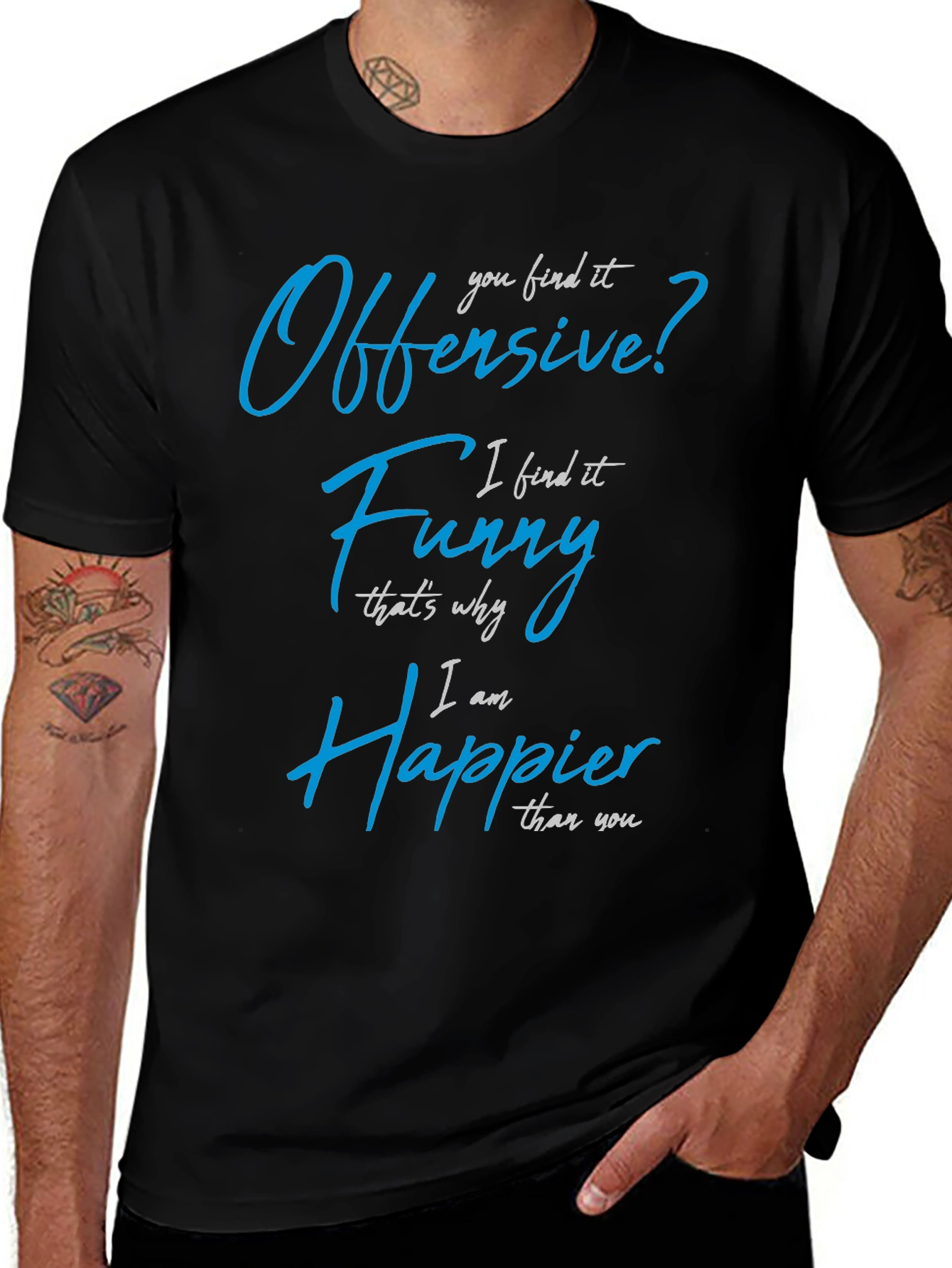 Offensive? Funny? T-Shirt - Sarcastic Novelty Tee