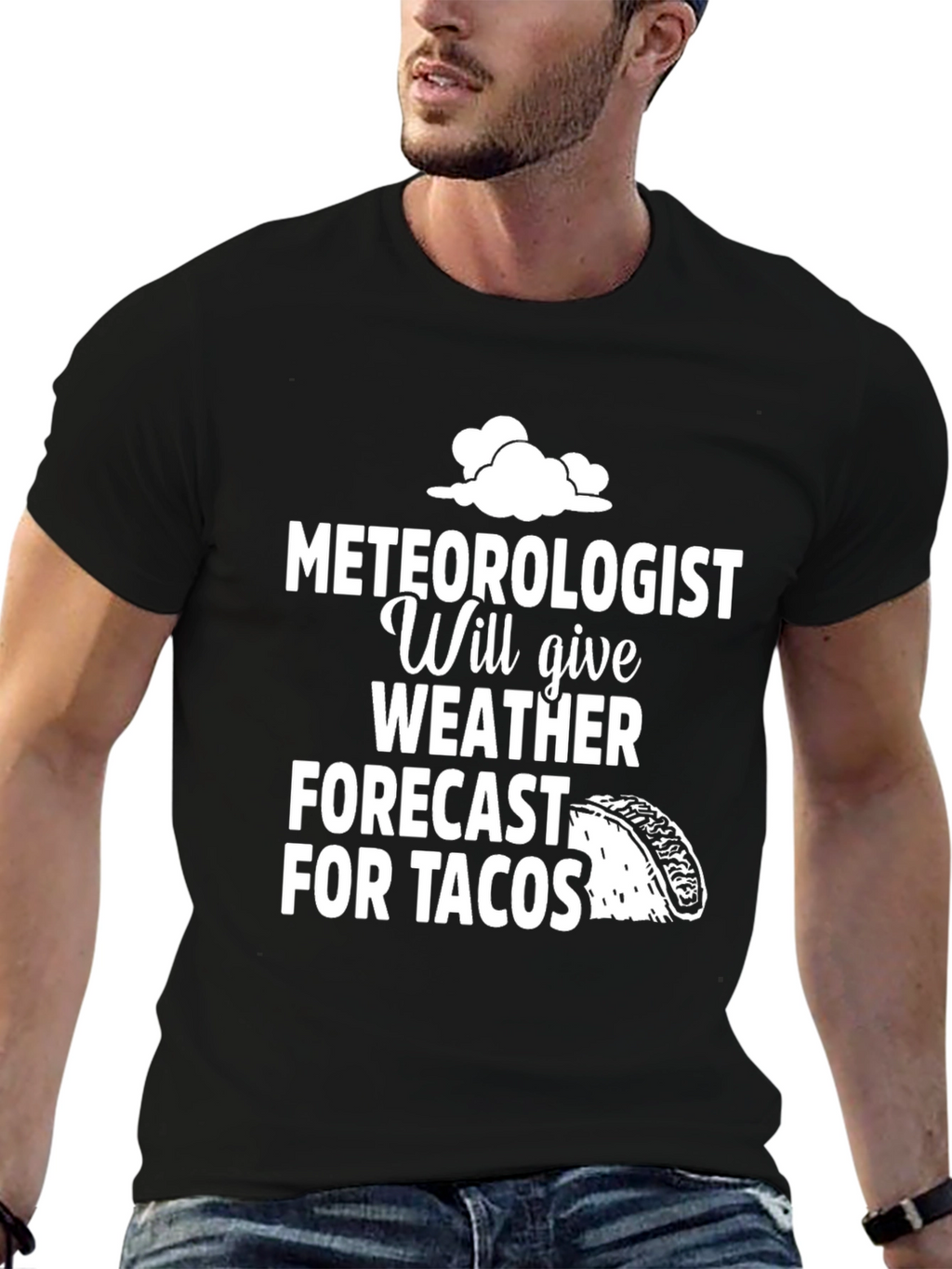 Meteorologist Taco Forecast Graphic Tee