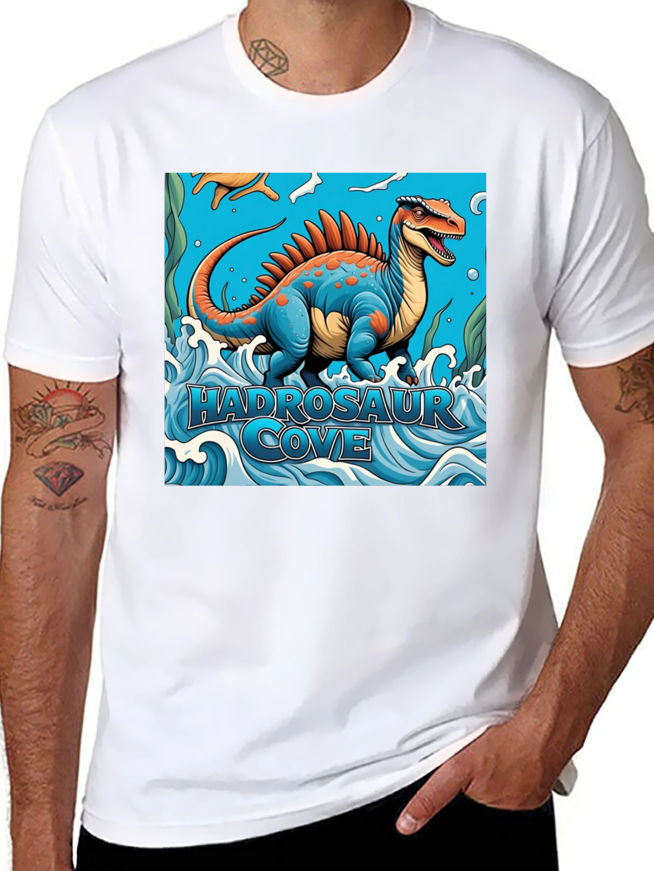 Hadrosaur Cove Graphic T-Shirt