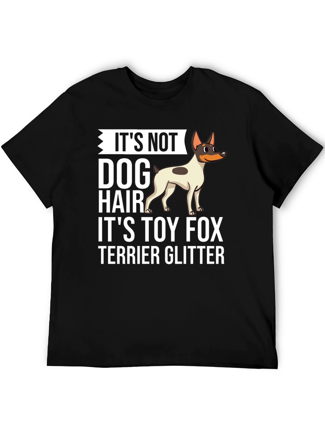 Toy Fox Terrier Glitter T-Shirt - Dog Lover Tee