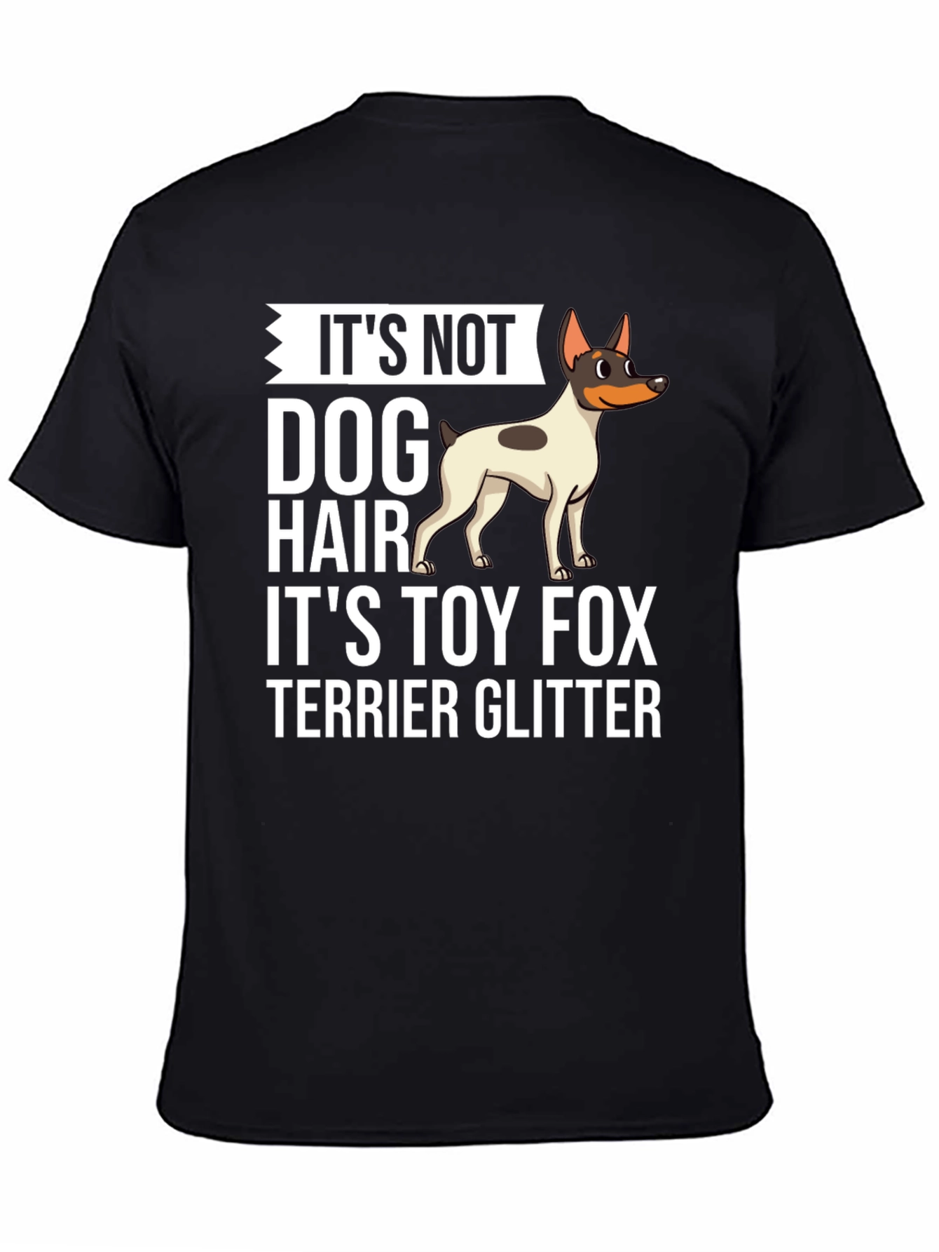Toy Fox Terrier Glitter T-Shirt - Dog Lover Tee