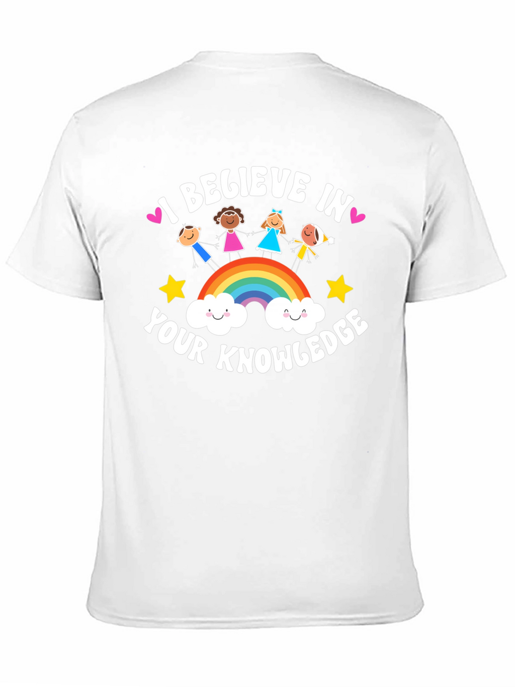 I Believe in Your Knowledge Black T-Shirt