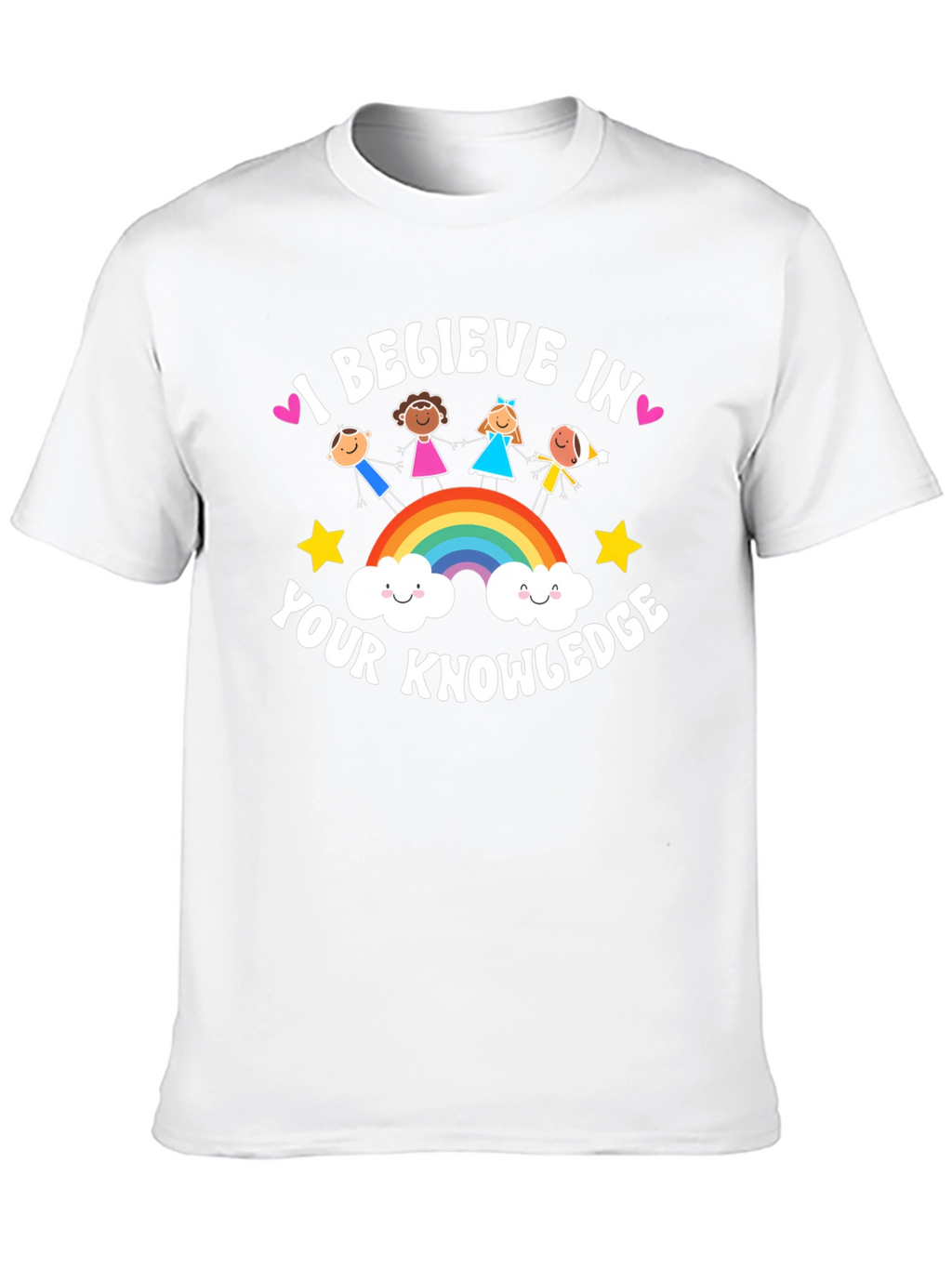 I Believe in Your Knowledge Black T-Shirt