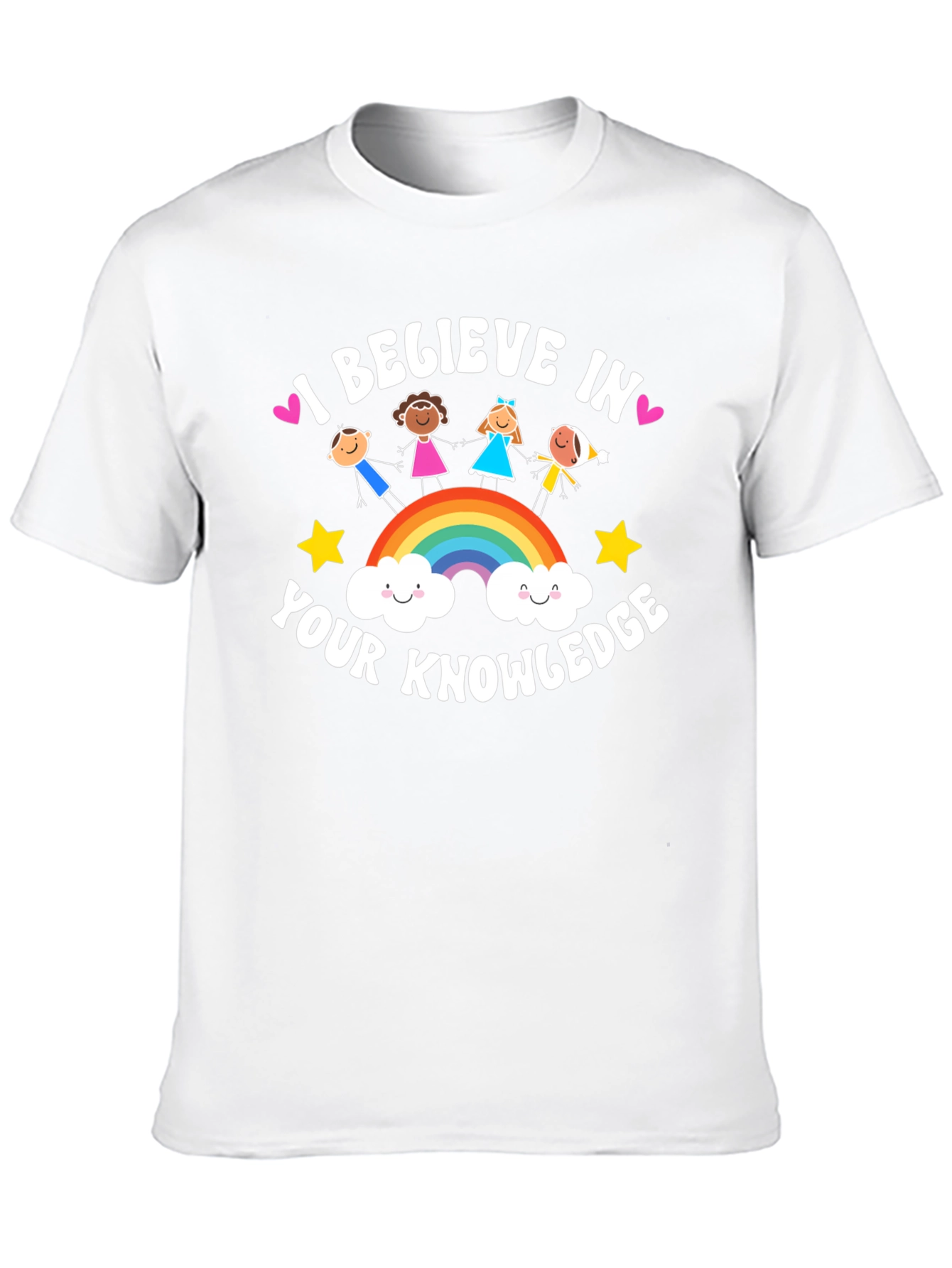 I Believe in Your Knowledge Black T-Shirt