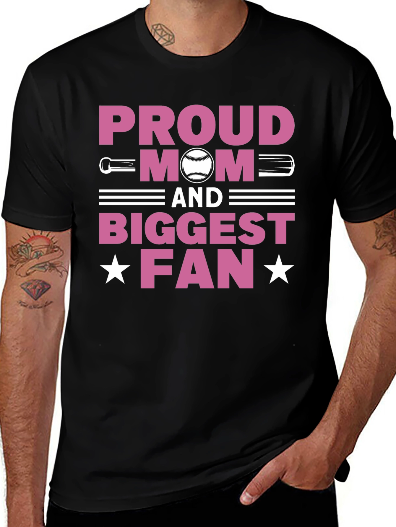 Proud Mom Biggest Fan T-Shirt