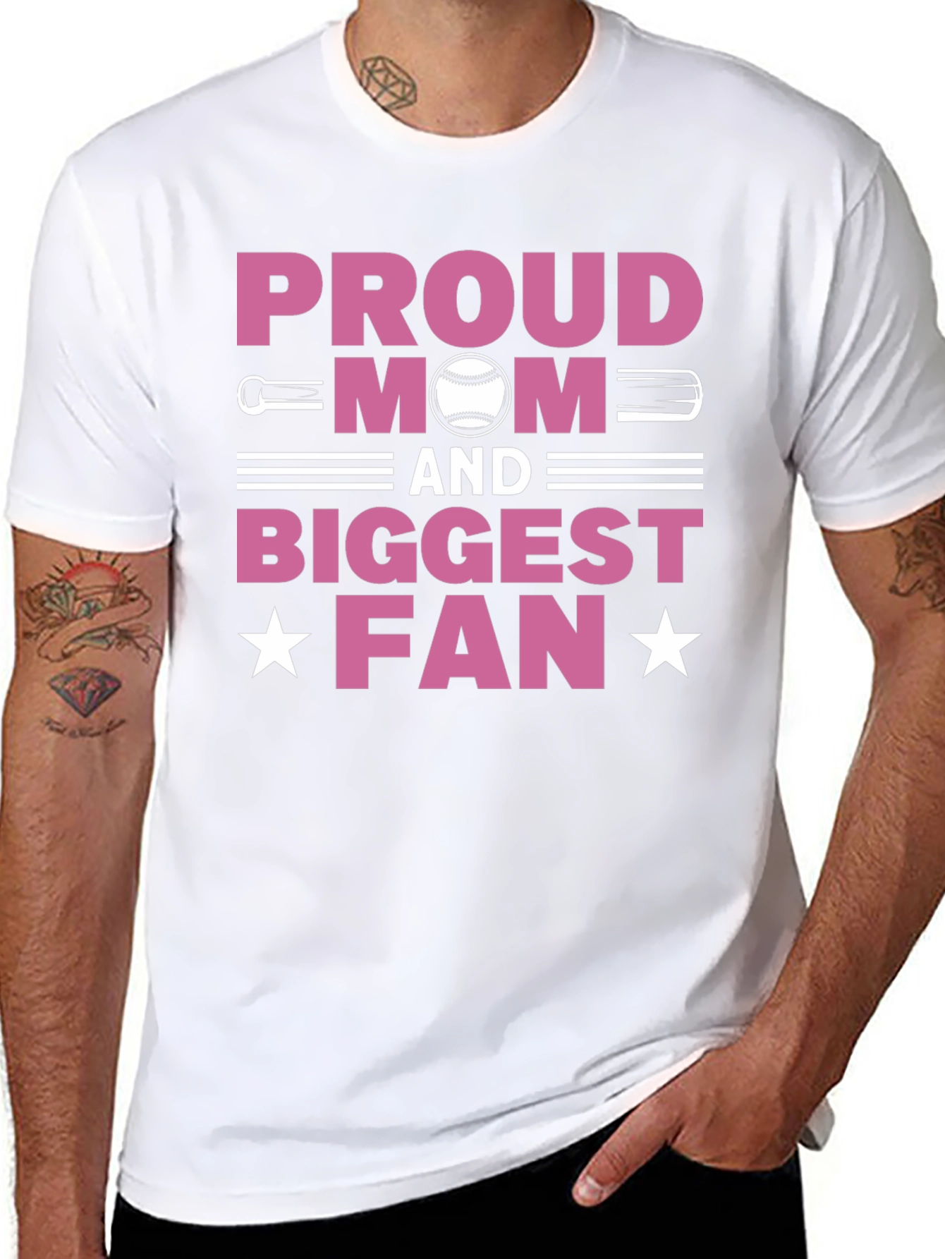 Proud Mom Biggest Fan T-Shirt