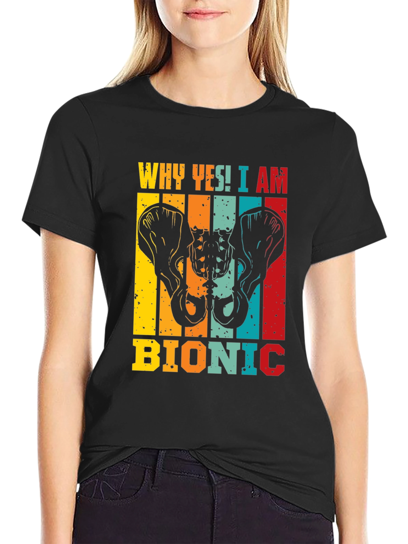 Bionic Hip Replacement Graphic T-Shirt