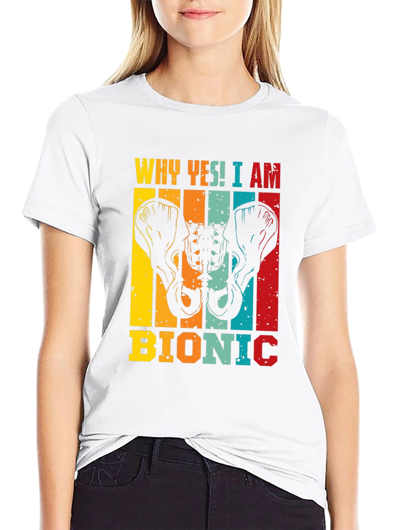 Bionic Hip Replacement Graphic T-Shirt