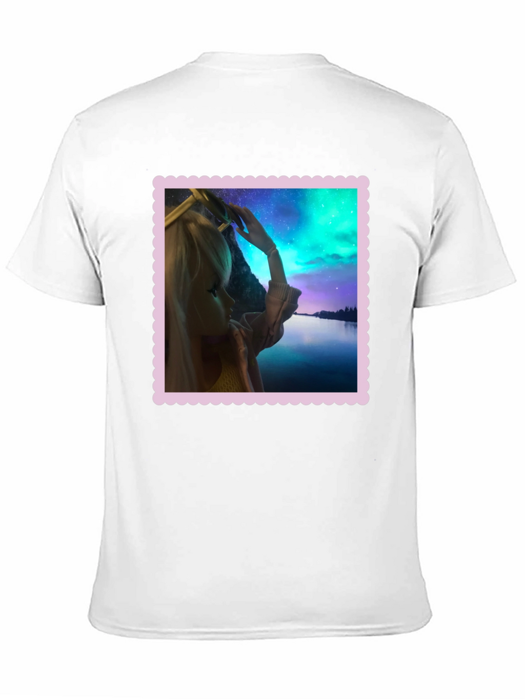 Aurora Barbie Graphic Tee - Stylish Black T-Shirt