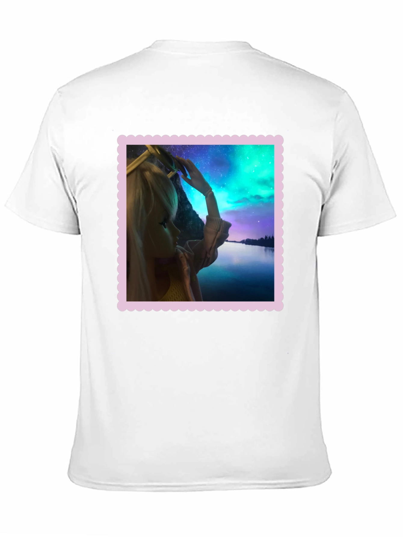 Aurora Barbie Graphic Tee - Stylish Black T-Shirt