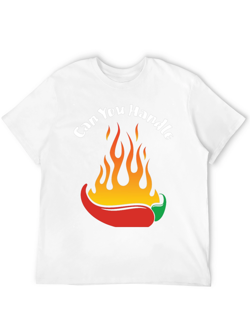 Spicy Chili Pepper Flames Graphic T-Shirt