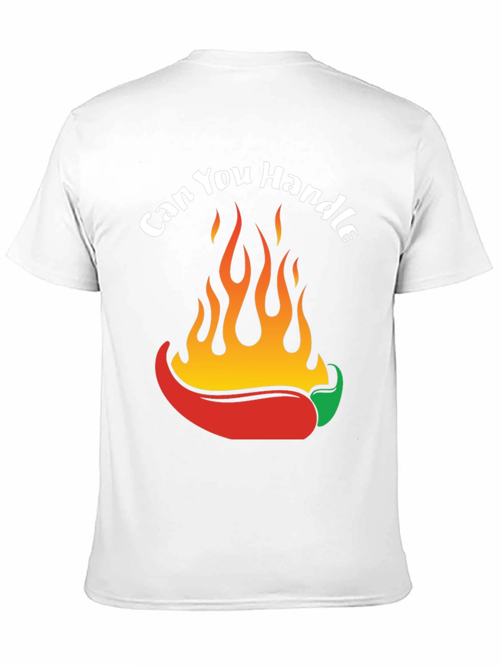 Spicy Chili Pepper Flames Graphic T-Shirt