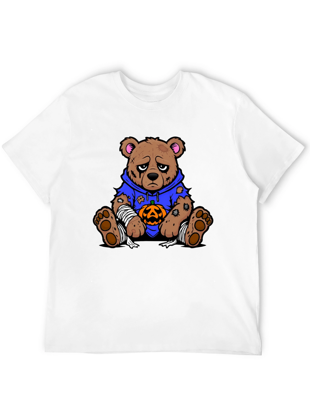 Halloween Teddy Bear Graphic T-Shirt