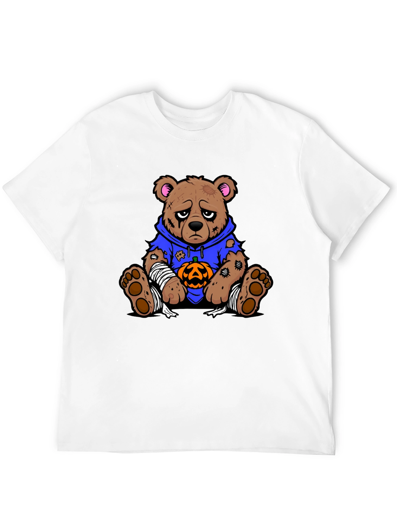 Halloween Teddy Bear Graphic T-Shirt