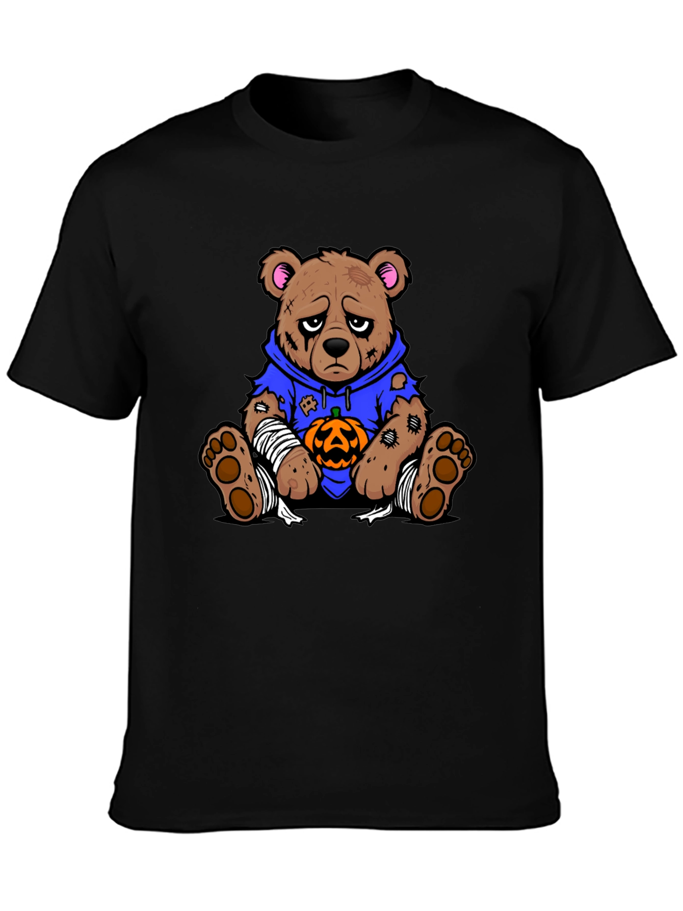 Halloween Teddy Bear Graphic T-Shirt