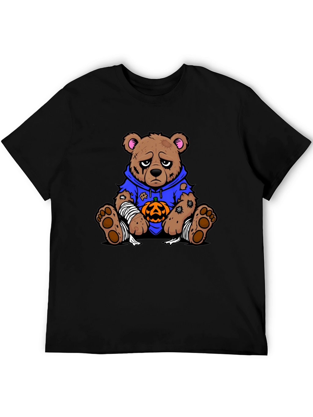 Halloween Teddy Bear Graphic T-Shirt