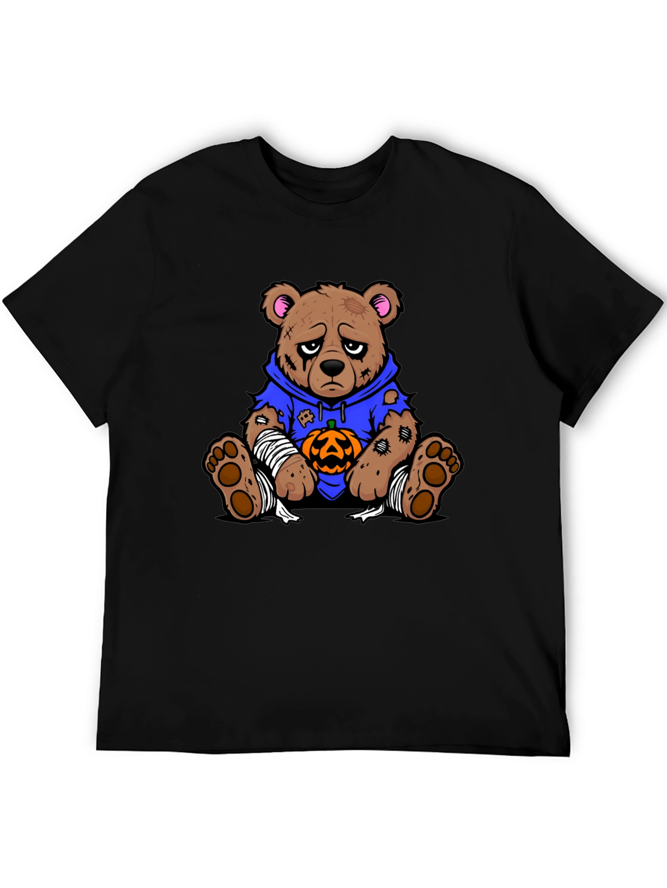 Halloween Teddy Bear Graphic T-Shirt