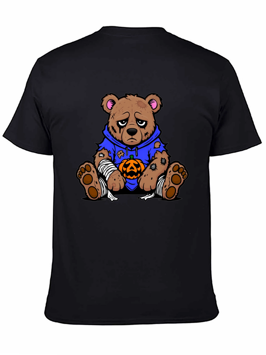 Halloween Teddy Bear Graphic T-Shirt