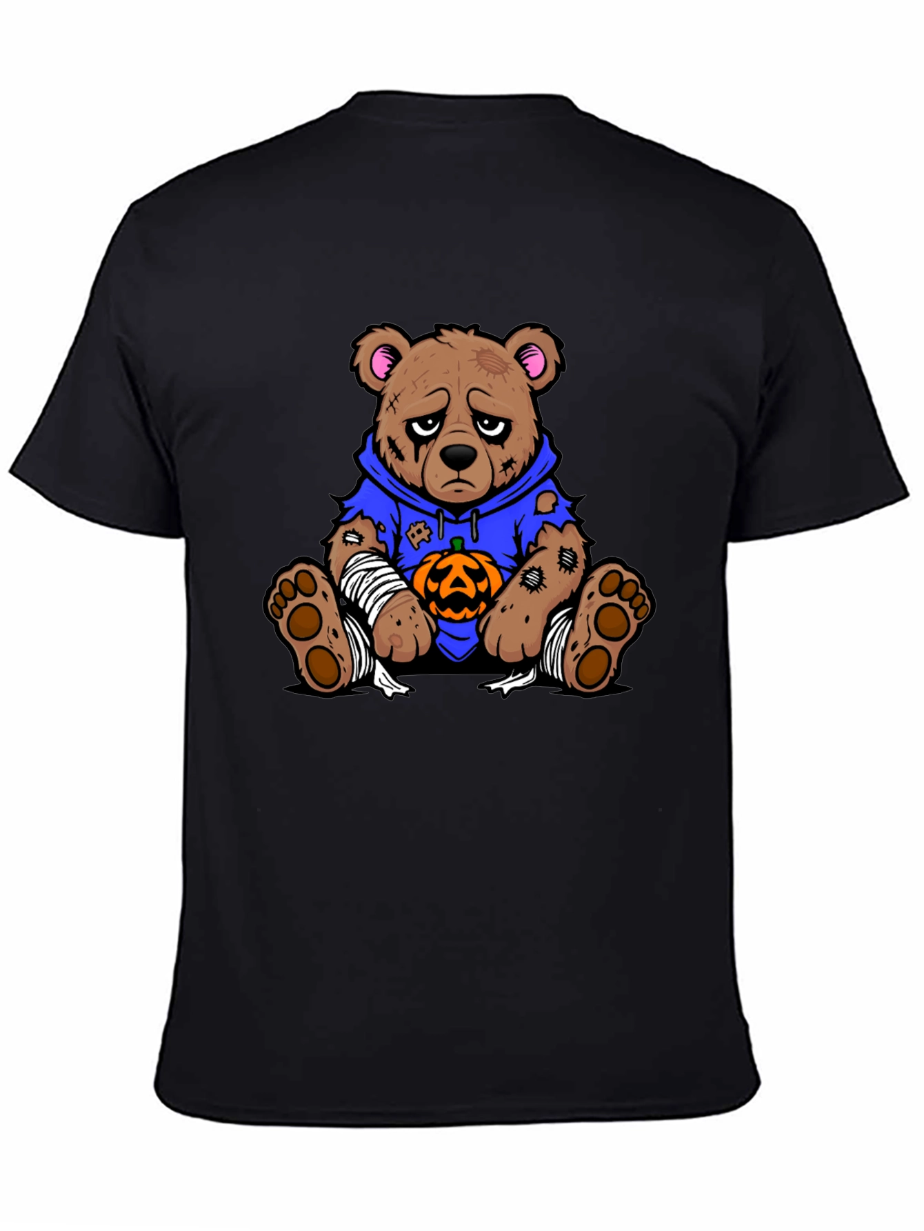 Halloween Teddy Bear Graphic T-Shirt