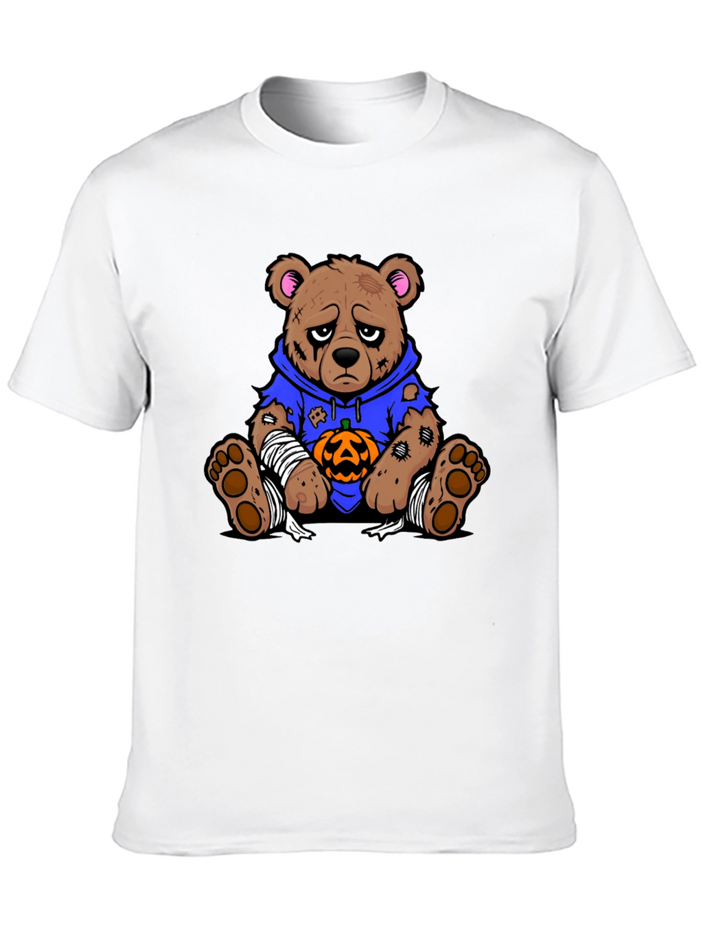 Halloween Teddy Bear Graphic T-Shirt