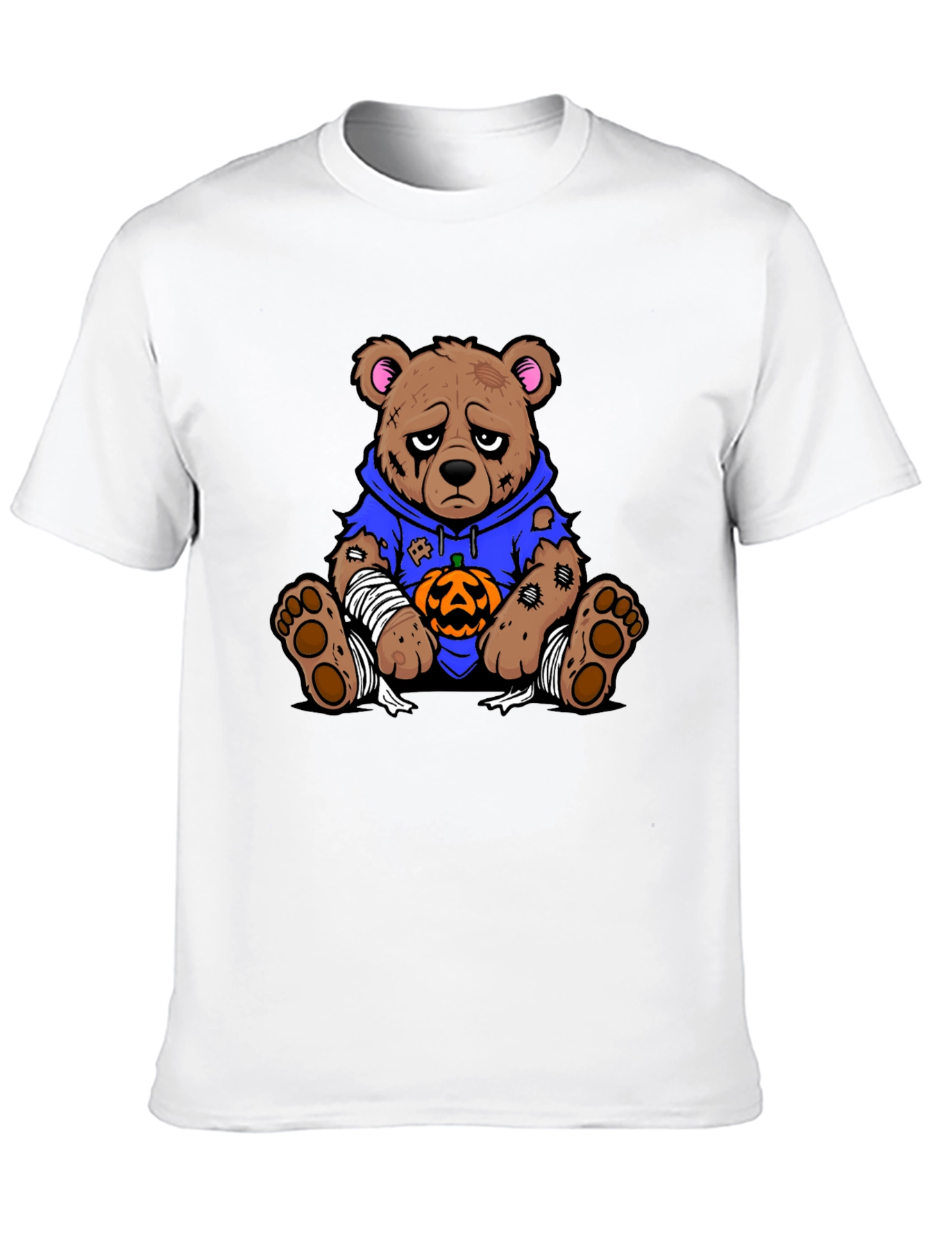 Halloween Teddy Bear Graphic T-Shirt